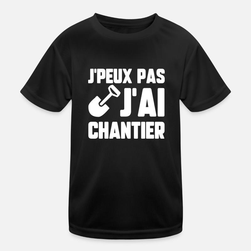 J’peux pas j’ai chantier T-shirt sport Enfant