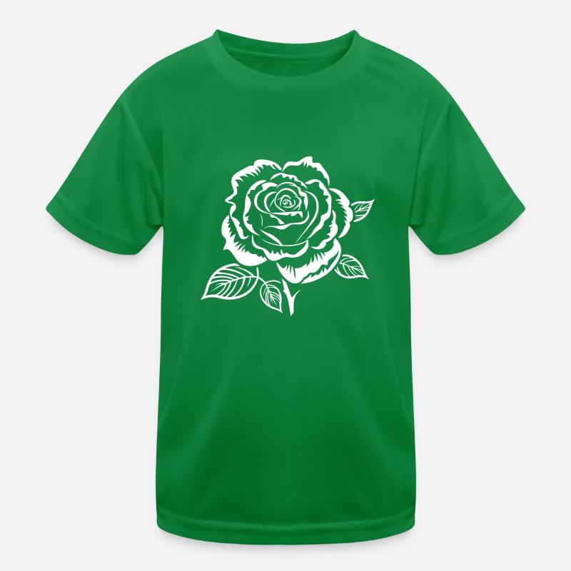 White Rose Kids Functional T-Shirt