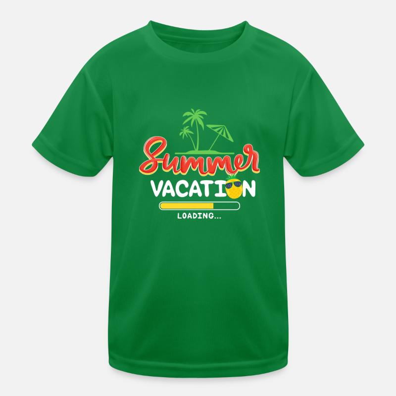 Summer Vacation Loading Last Day of School Kinder Funktions-T-Shirt