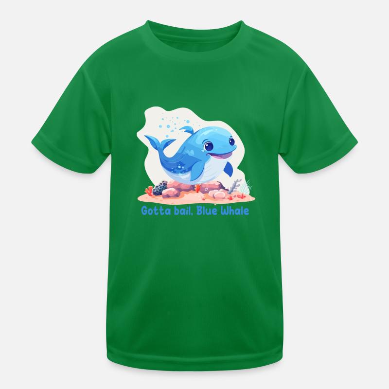 Gotta bail, Blue Whale T-shirt sport Enfant