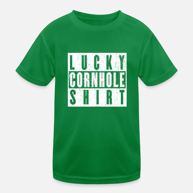 Chemise Funny Lucky Cornhole - pour les fans de Cornhole T-shirt sport Enfant