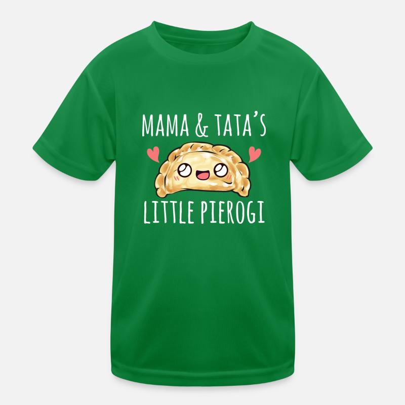 Polnisches Essen Pierogi Kinder Funktions-T-Shirt