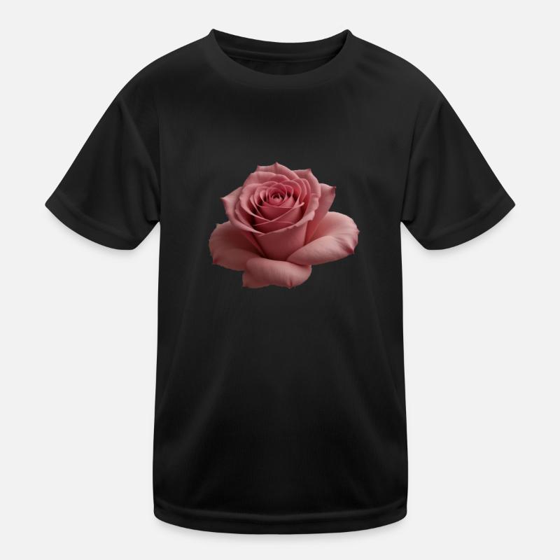Rose Big Kids Functional T-Shirt