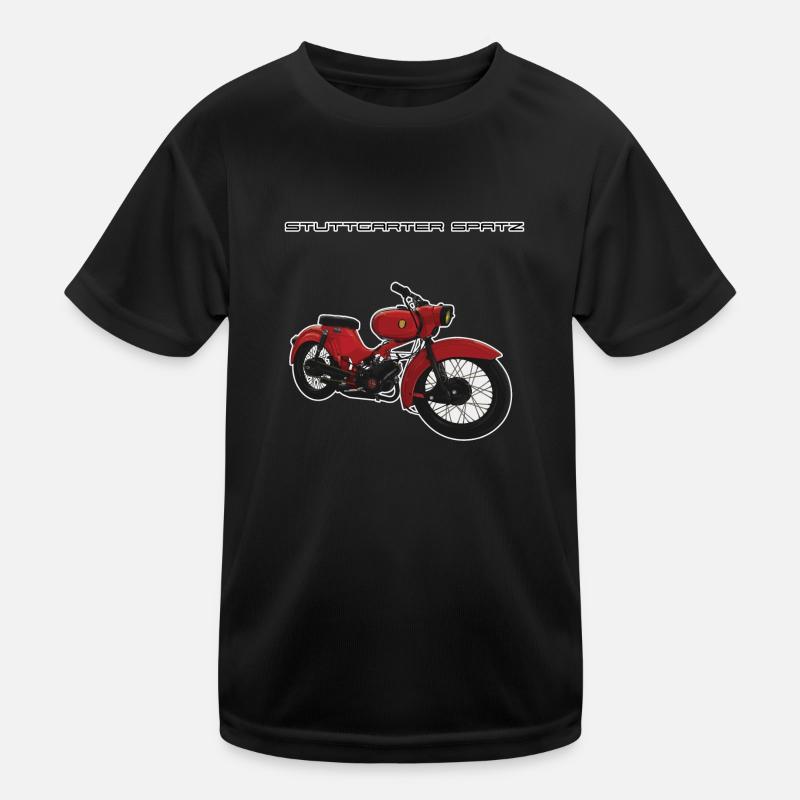 Sparrow (red) // Illustration Kids Functional T-Shirt