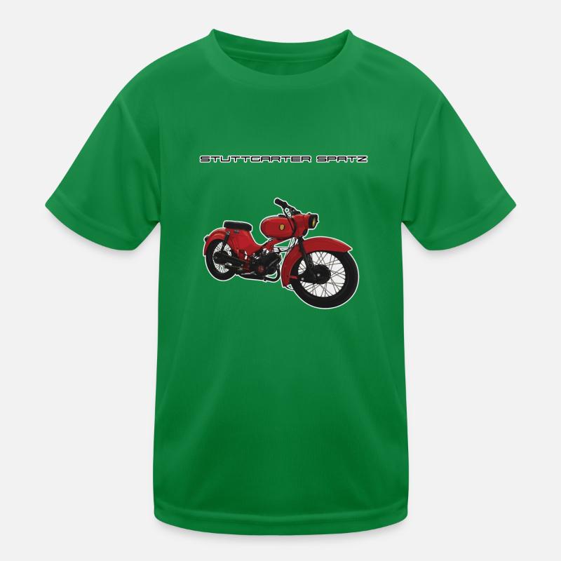 Spatz (rot) // Illustration Kinder Funktions-T-Shirt