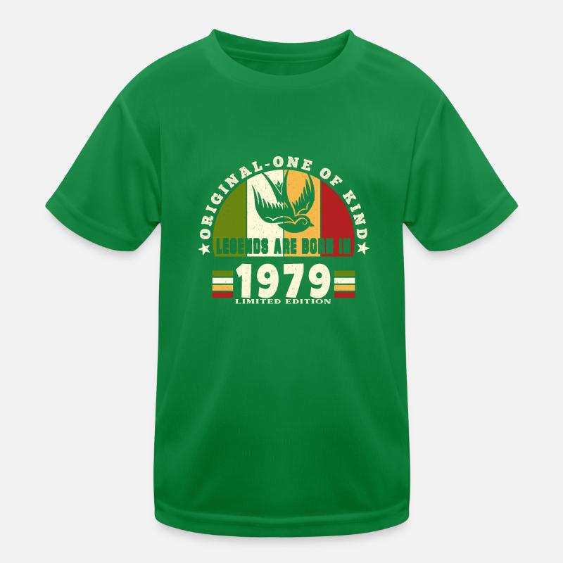 1979 Vintage Birthday Legend Gift Kids Functional T-Shirt