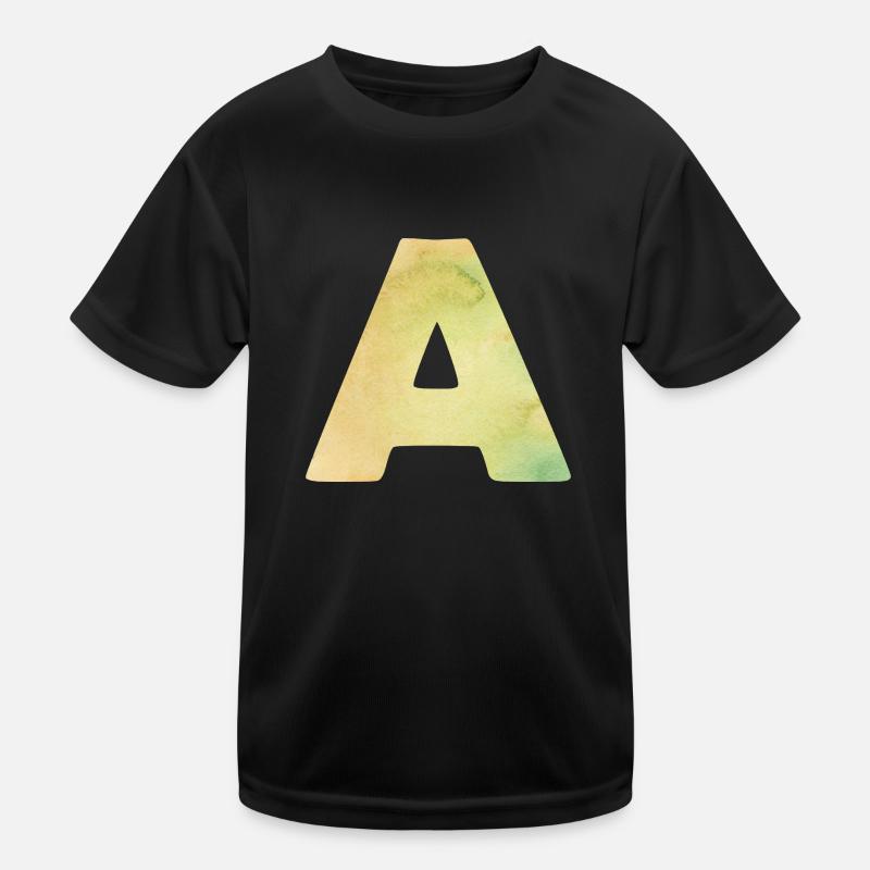 Der Buchstabe A Kinder Funktions-T-Shirt
