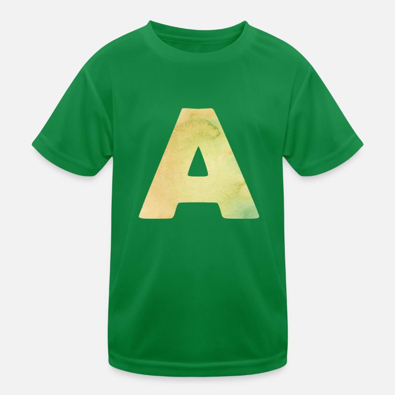 Der Buchstabe A Kinder Funktions-T-Shirt