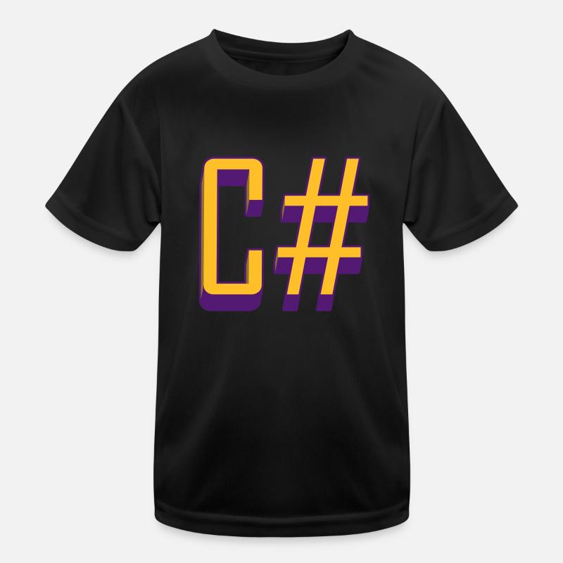 Programmiersprachen: C # / C sharp (Classic) Kinder Funktions-T-Shirt