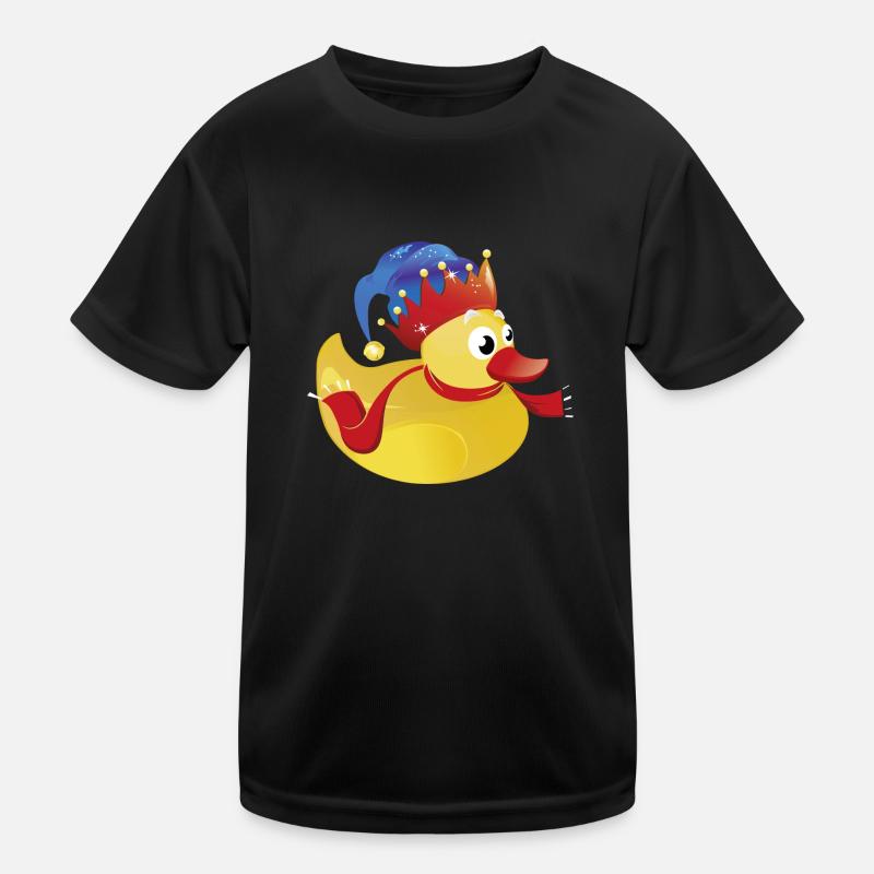 Karneval - Quietscheente - Badeente - Fasching Kinder Funktions-T-Shirt
