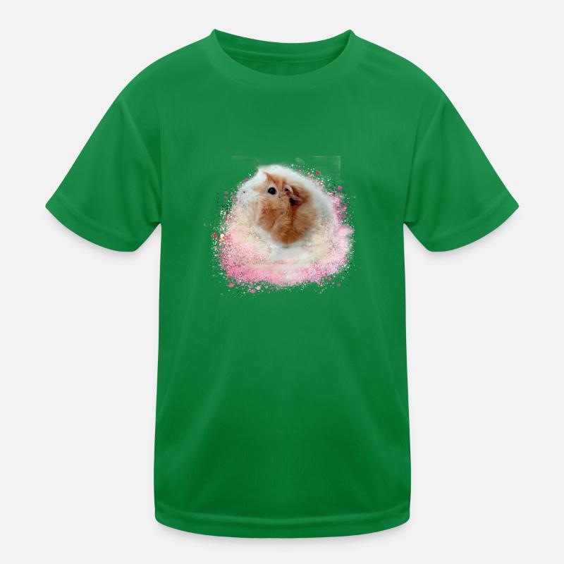 cochon d’Inde, graffiti, peinture, rose, rose T-shirt sport Enfant
