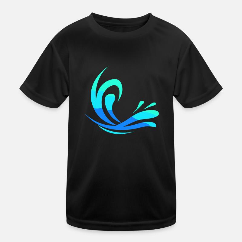Wasser Kinder Funktions-T-Shirt