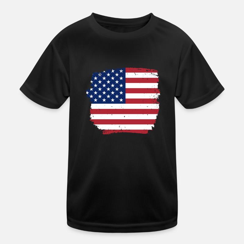 États-Unis Amérique T-shirt sport Enfant
