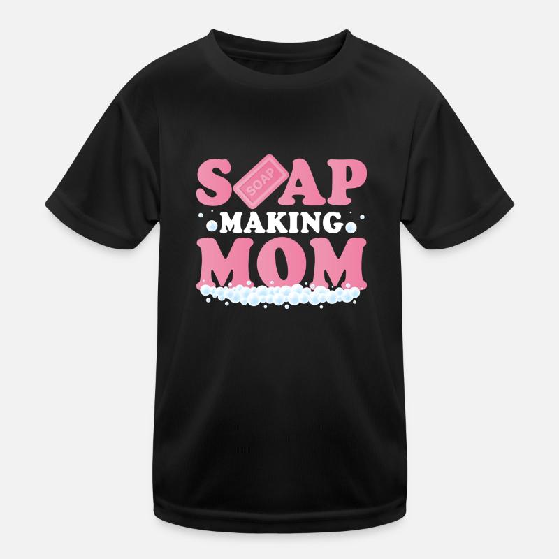 Fabrication de savon Maman Savonneuse Fabrication de savon T-shirt sport Enfant