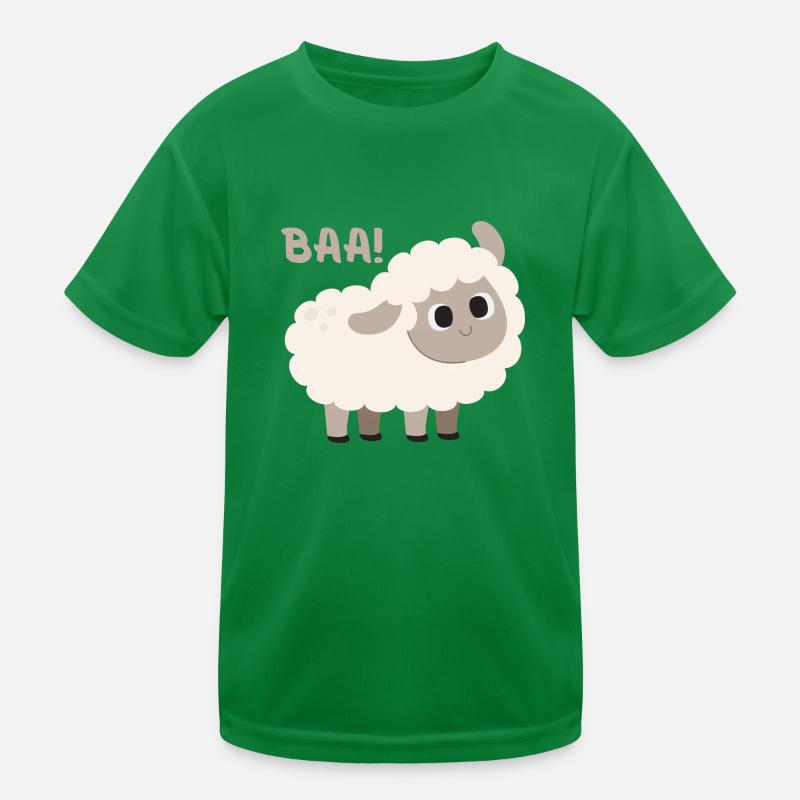 Cute Sheep Kids Functional T-Shirt