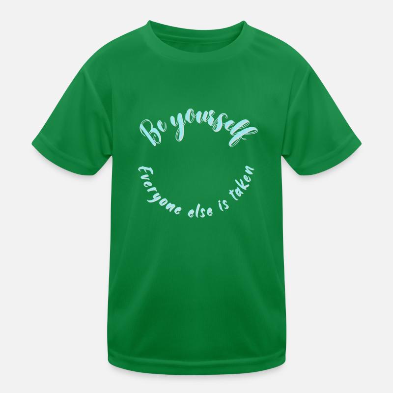 Sei du selbst Kinder Funktions-T-Shirt