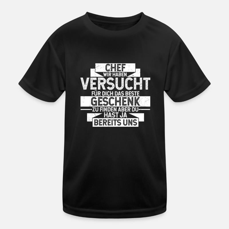 Bester Chef Der Welt Arbeitgeber Arbeit Geschenk C Kinder Funktions-T-Shirt