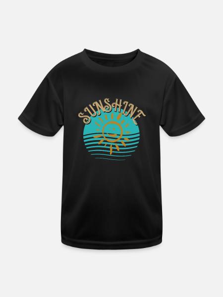 Sunshine: The Golden Elixir - Kids Functional T-Shirt - black - Front