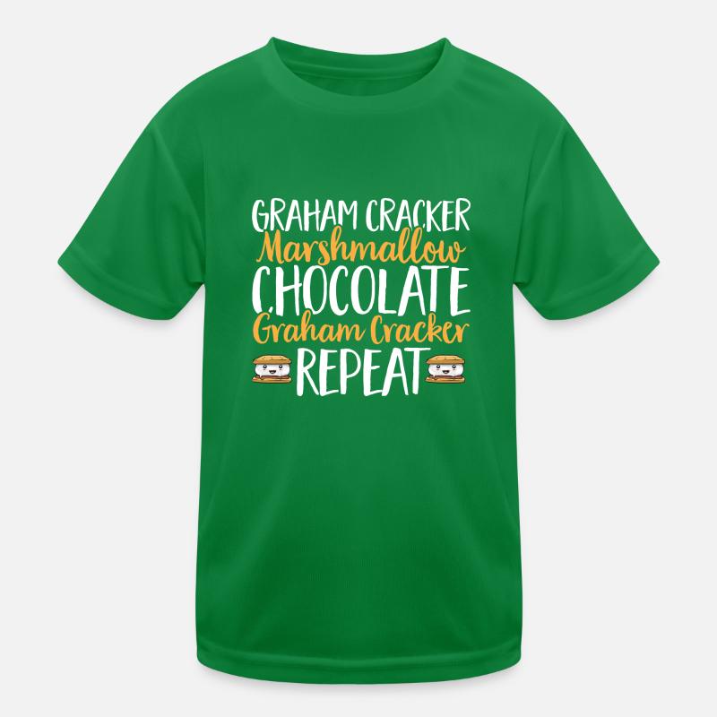 S'more Lagerfeuer Marshmallow Camping Kinder Funktions-T-Shirt
