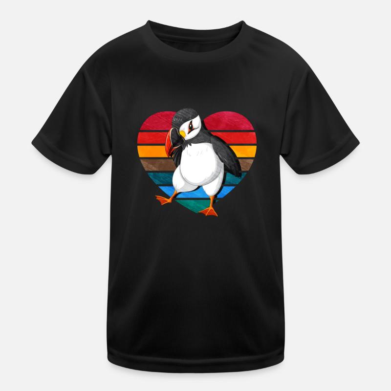 Gift for Atlantic Puffins Kids Functional T-Shirt