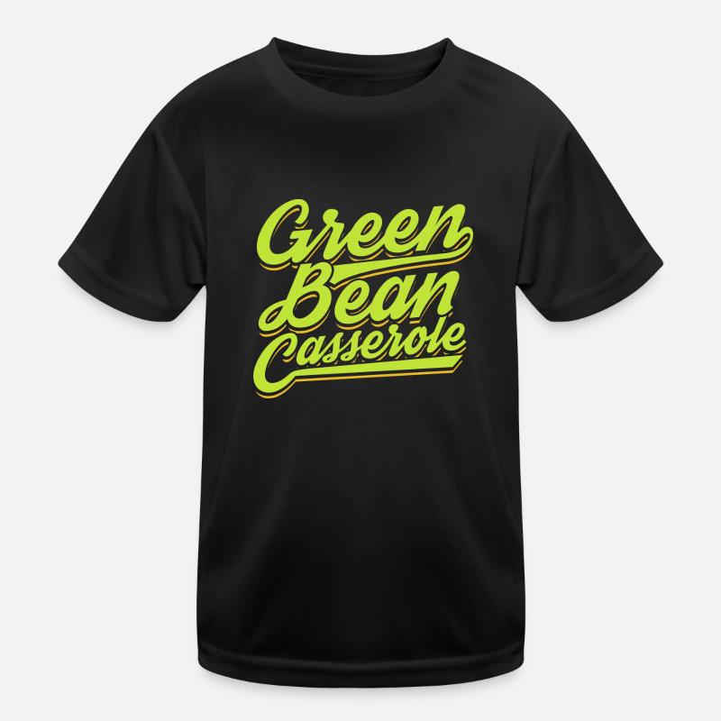 Casserole de haricots verts Gratin de haricots de Thanksgiving T-shirt sport Enfant