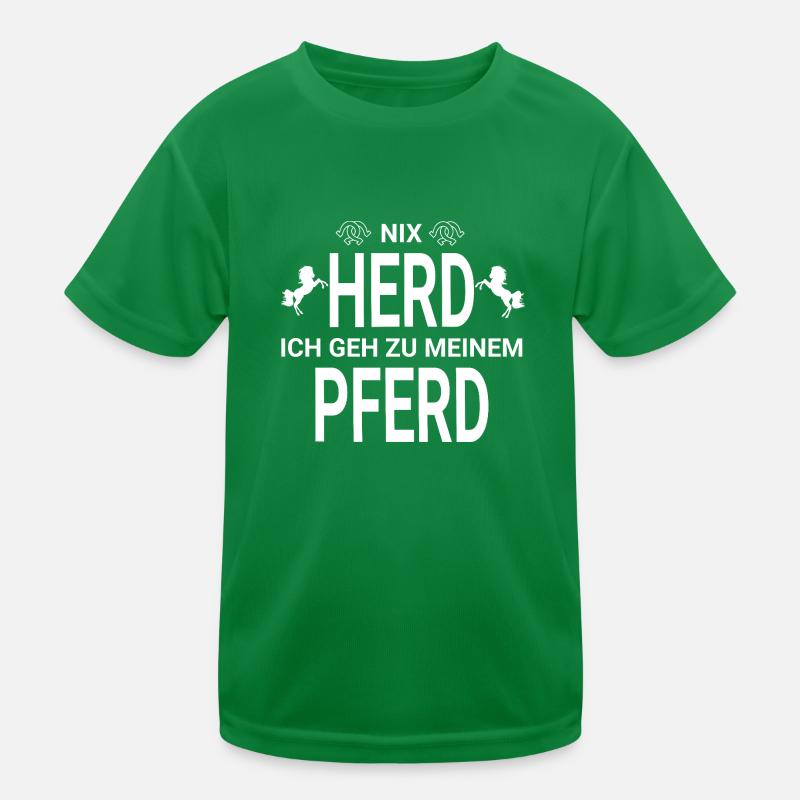 Nix Herd Pferd Kinder Funktions-T-Shirt