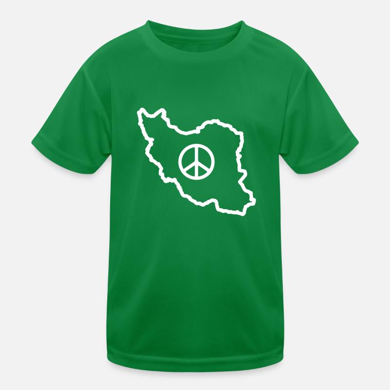 Iran Frieden Kinder Funktions-T-Shirt