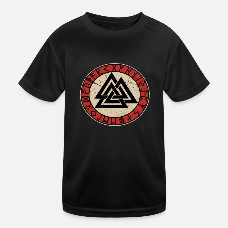 Noeuds Vikings Valknut Wotan thor odin loki T-shirt sport Enfant