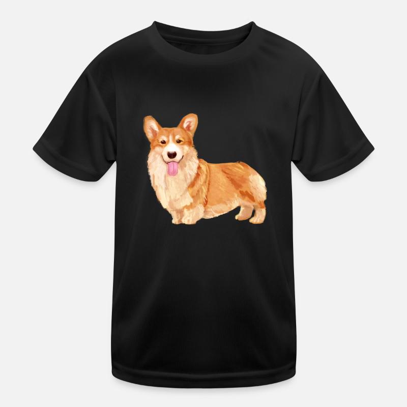 Welsh Corgi Kids Functional T-Shirt