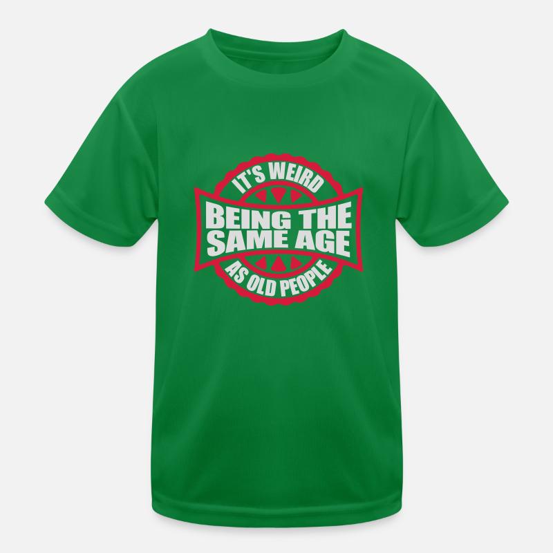 being old people age Kinder Funktions-T-Shirt