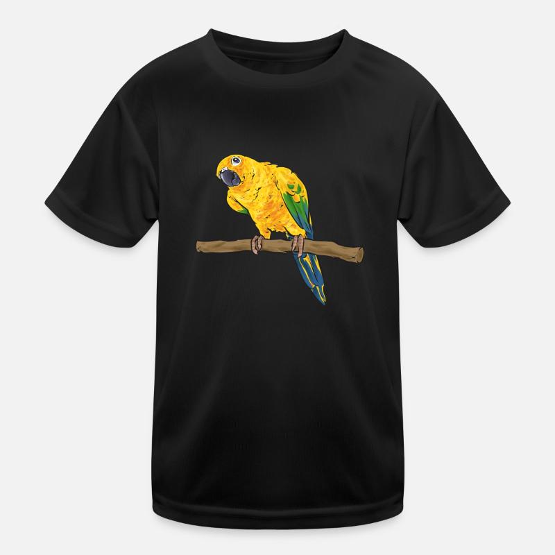 Perruche, Perroquet, Perruche, Oiseau T-shirt sport Enfant