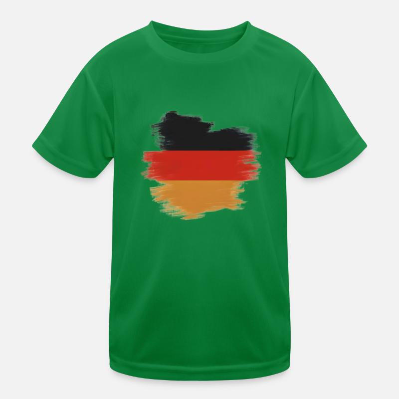 Germany Flag Germany Kids Functional T-Shirt