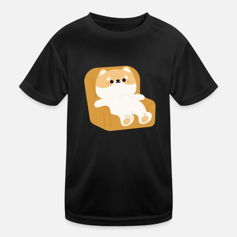Tired Corgi Kids Functional T-Shirt