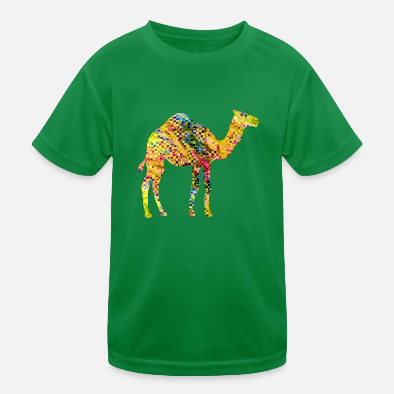 Kamel Kinder Funktions-T-Shirt