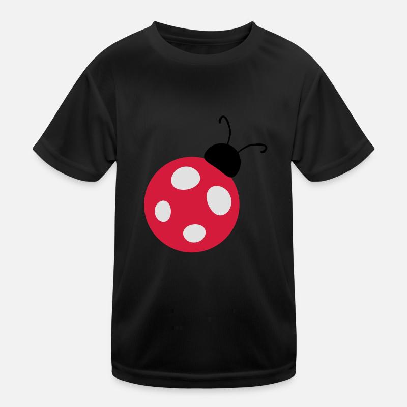 Marienkaefer Kinder Funktions-T-Shirt