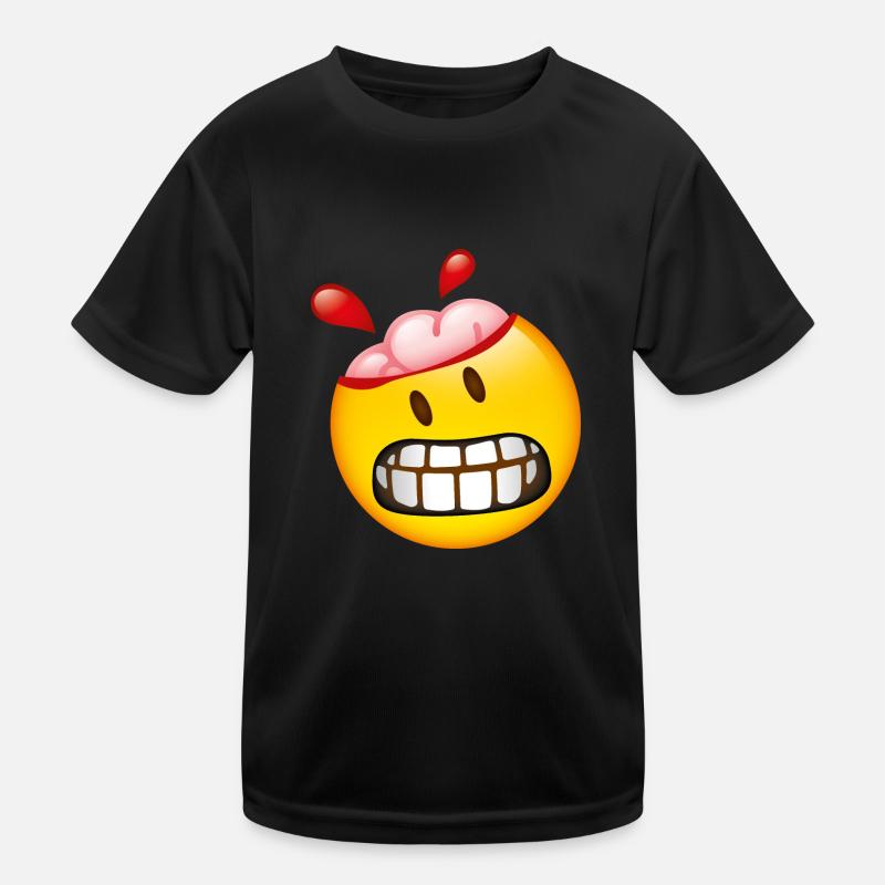 Smiley Brain T-shirt sport Enfant