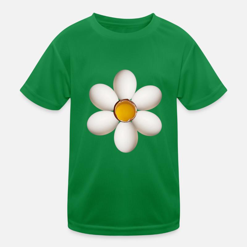 Egg flower Kids Functional T-Shirt