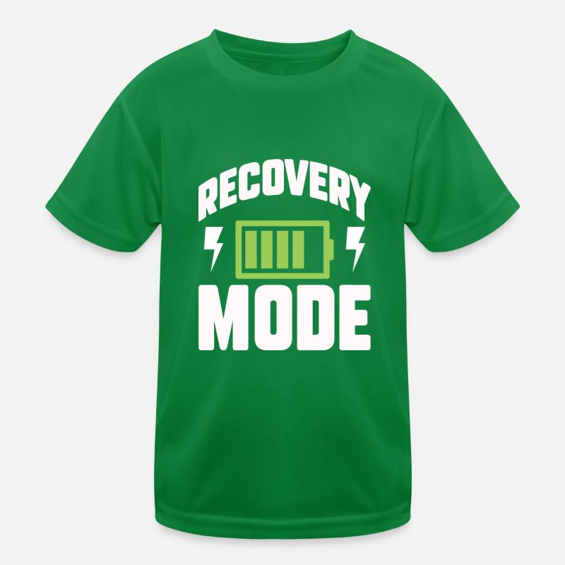 recovery mode Design for a person who look for Kids Functional T-Shirt