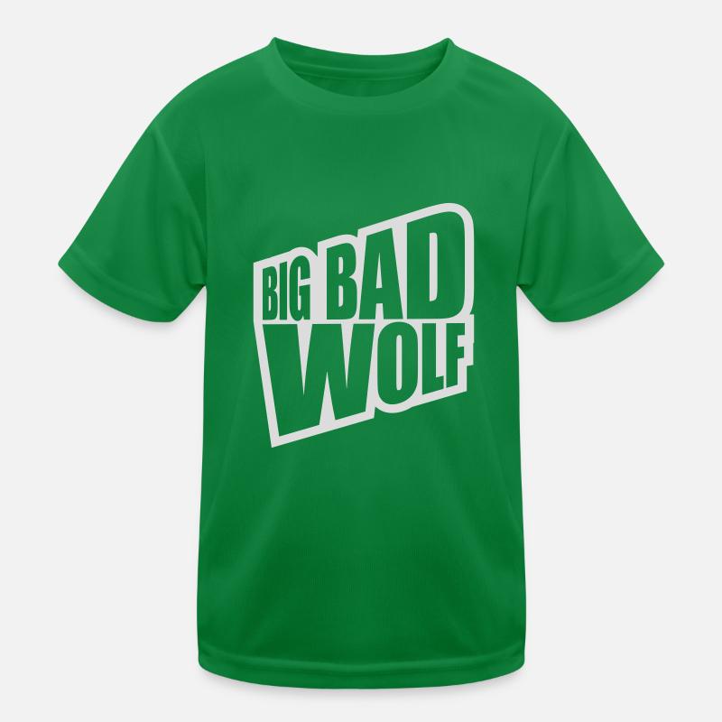 big bad wolf quote Kids Functional T-Shirt