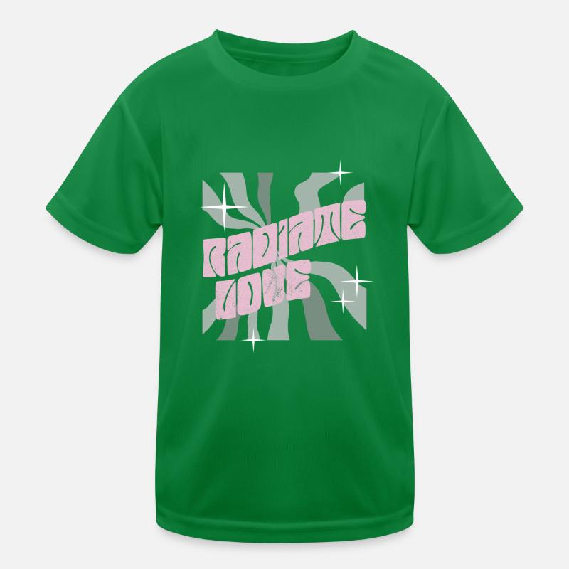 Rayonner l’amour noir T-shirt sport Enfant