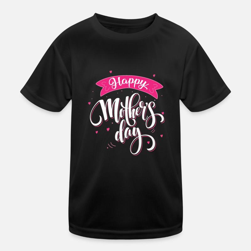 Happy Mother's Day dark BG Kinder Funktions-T-Shirt