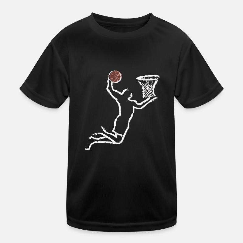 Basket ball player Kids Functional T-Shirt