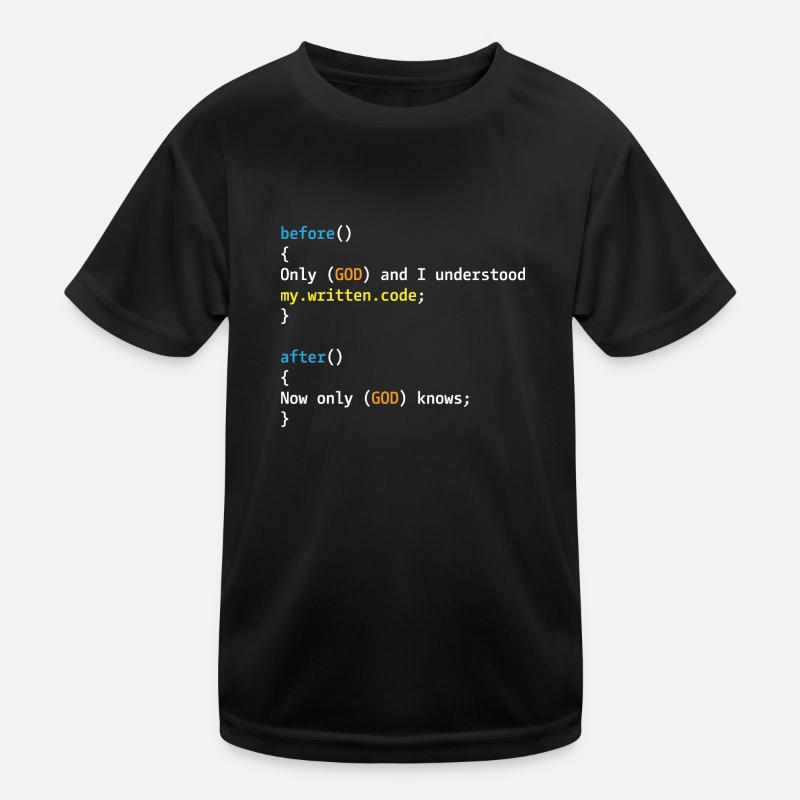 Nur Gott und ich verstehen meinen Code Kinder Funktions-T-Shirt