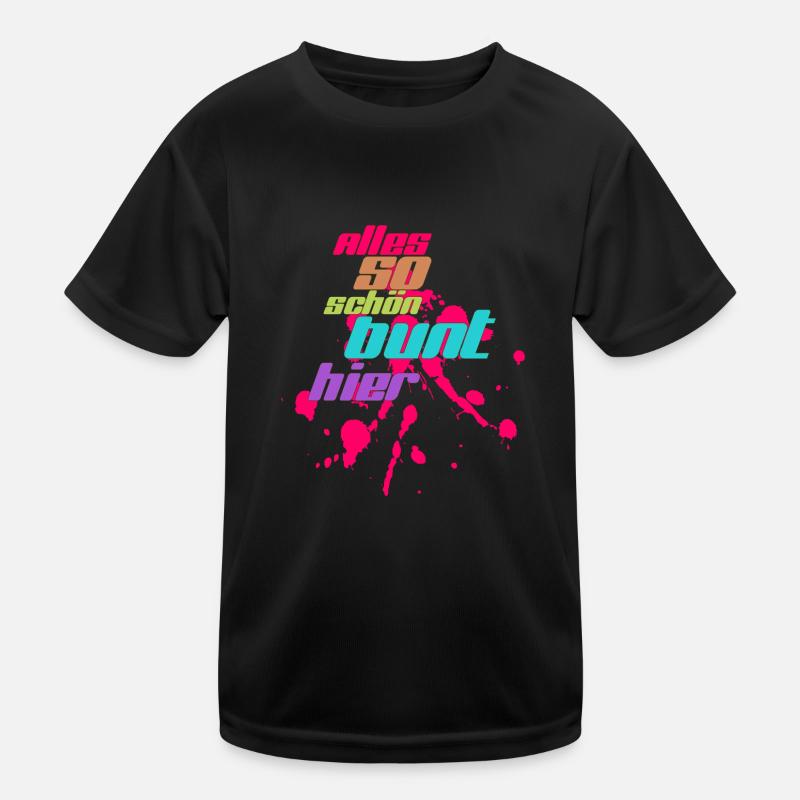 alles bunt Kinder Funktions-T-Shirt