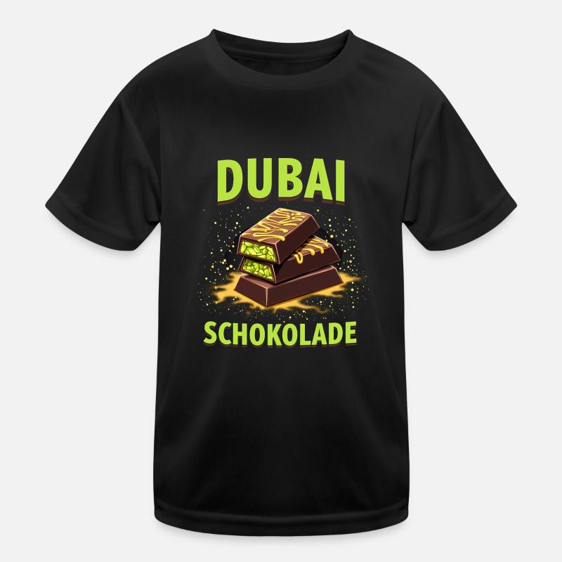 Chocolat de Dubaï - Mème au chocolat T-shirt sport Enfant