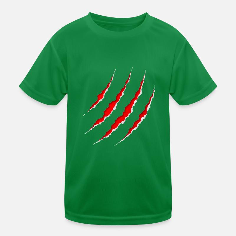 Claw scratch Kids Functional T-Shirt