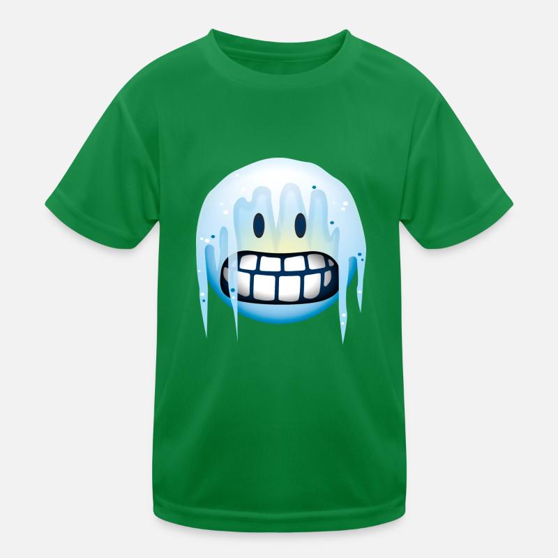 Smiley Glossy Frozen Kids Functional T-Shirt