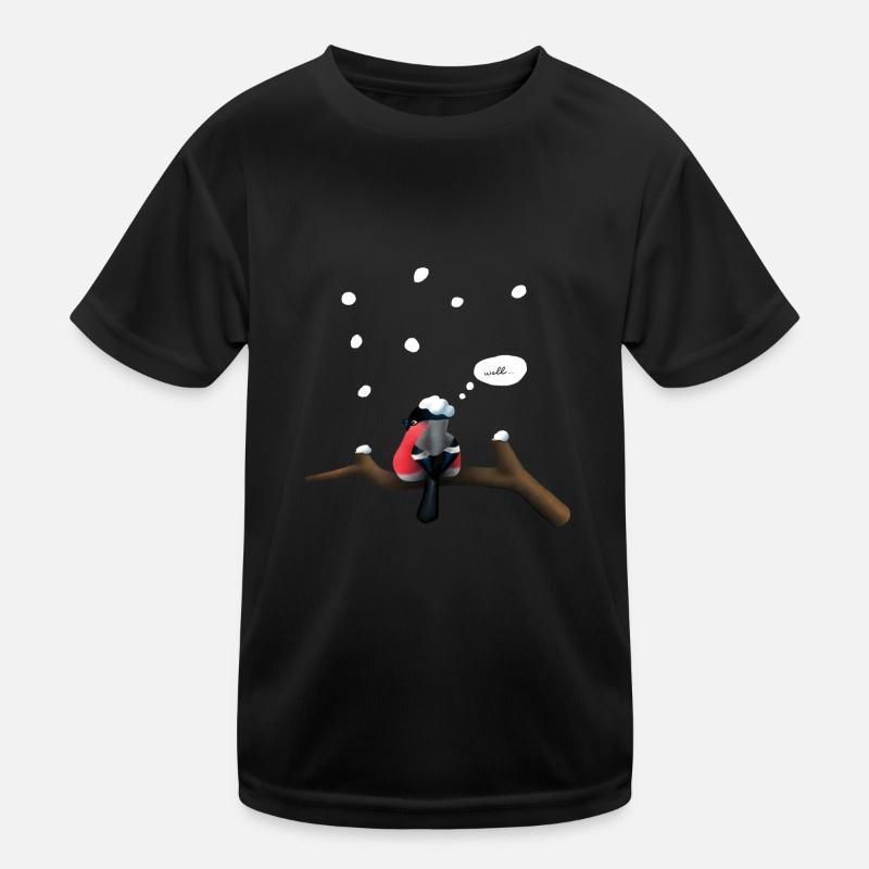 Melancholic bird Kids Functional T-Shirt