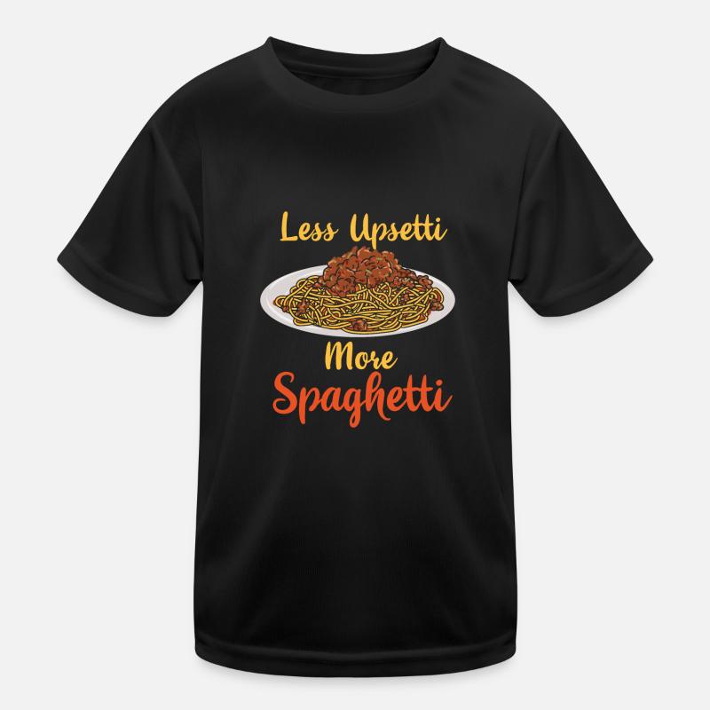 Plus de spaghettis amateurs de pâtes T-shirt sport Enfant
