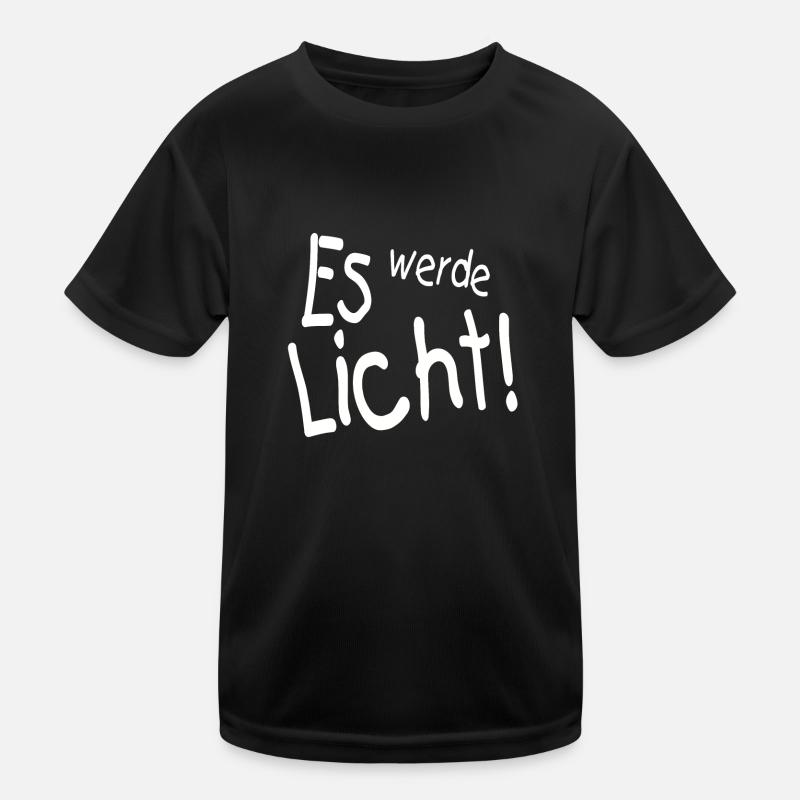 es werde Licht Kinder Funktions-T-Shirt